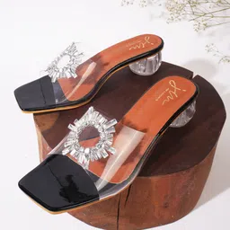 JM Looks Women Embellished Block Heel Sandals-50