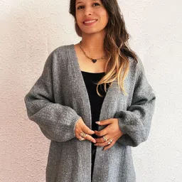 StyleCast Women V-Neck Long Sleeves Cardigan-picture-4