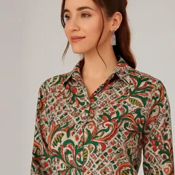 KASHIAN Printed Shirt With Palazzos Co-Ords-picture-25