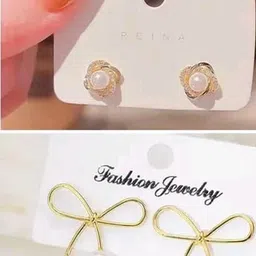 TANLOOMS Contemporary Studs Earrings (Pack of 2)-9