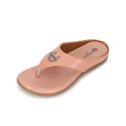 ORTHO JOY Women Round Toe T-Strap Flats-picture-16