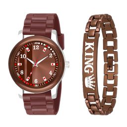CSAMON Men Dial & Bracelet Style Watch Gift Set B9050 BROPATA NEW CD K Bracelet-picture-14