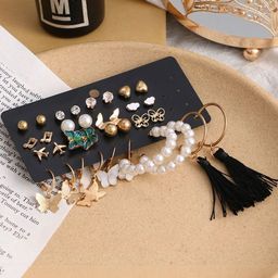 Vembley Gold-Plated Alloy Studs-picture-42