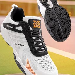 VECTOR X Men Mesh Tennis Non-Marking Shoes-image-58