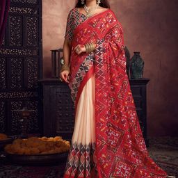 DIVASTRI Ethnic Motifs Silk Cotton Baluchari Saree-image-26