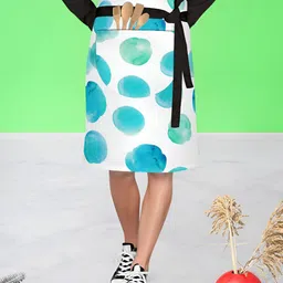 ArtzFolio Printed Aprons With 1 Patch Pockets-11