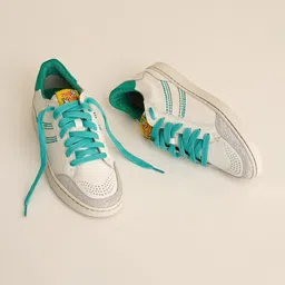 GULLY LABS Men Woven Design Leather Sneakers-image-91