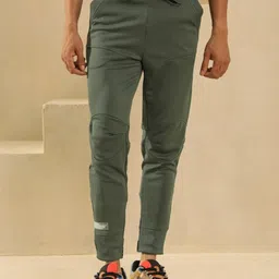 PRIMAL GRAY Men Easy Wash Joggers Trousers-image-61