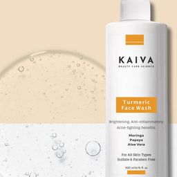 KAIVA Turmeric Face Wash For Brightening, Anti-Inflammatory - 200 ml-image-32