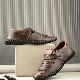 Rowlans Men Fisherman Sandals-image-35