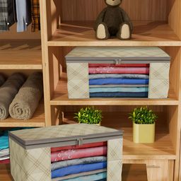 Aura Cream-Coloured Set of 4 Regular Multi-Utility Organisers image 3