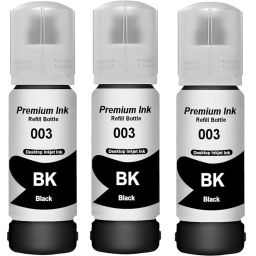Gedi 001/003/008 Refill Ink for Epson L3110, L3150, L3210, L3215 Printer 4 Pieces Black Ink Bottle-image-90