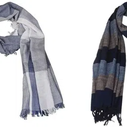 Self Design Pure Cotton Men Multicolor Fancy Scarf-image-56