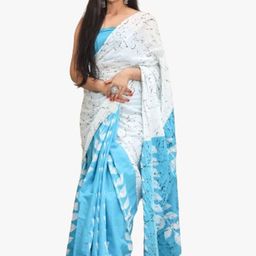 JALTHER Pure Cotton Block Print Saree-41