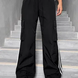 Stylecast X Slyck Women Comfort Loose Fit High-Rise Cargo-image-80