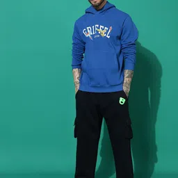 GRIFFELMen Printed Long Sleeves Mid-Rise Tracksuits-picture-36