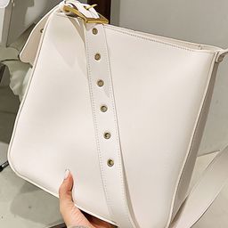 HAUTE SAUCE by Campus Sutra PU Structured Tote Bag with Applique-image-20
