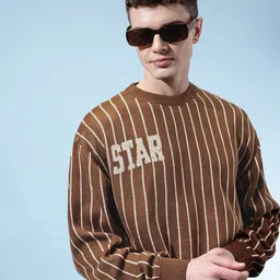 glitchez Striped Oversized Pullover-picture-12