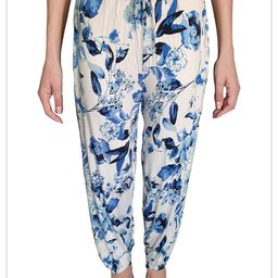 BAESD Women Floral Printed Mid-Rise Lounge Pants-image-93