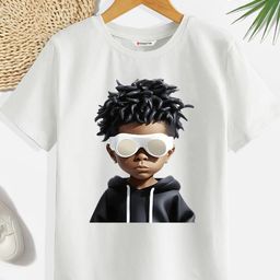 Dagcros Boys White Tshirts-image-131