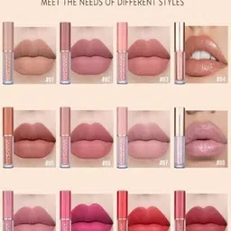 MAPPERZ Set Of 12 Long Lasting Matte Liquid Lipstick - 20 g Each image 2