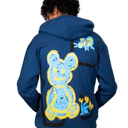 HOP HEAD Men Printed Hooded Pullover Sweatshirt-picture-56