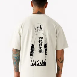 Be Crazy Men Graphic Printed Round Neck Cotton Oversized T-shirt-picture-11
