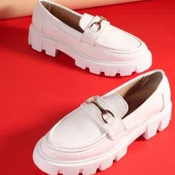 Mast & Harbour Women Patent Leather Loafers-31