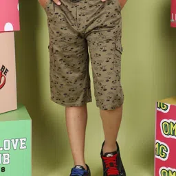 V-Mart Boys Printed Mid-Rise Shorts-picture-52