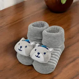 Yellow Bee Boys Patterned Cotton Ankle Length Socks-image-42
