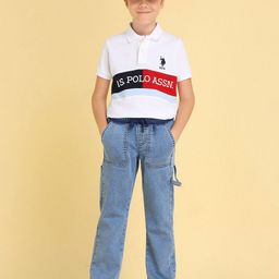 U.S. Polo Assn. Kids Boys Classic Light Fade Jeans-picture-20