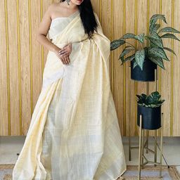 Moda Rapido Woven Design Zari Silk Blend Saree-image-89