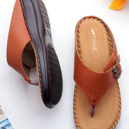 TRASE Women Open Toe Flats with Laser Cuts-picture-11