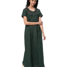 KOVIRA Printed Maxi Nightdress-image-66