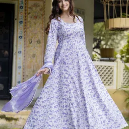 Anouk Women Floral Printed Floral Anarkali Kurta-image-95