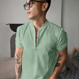 JUMPCUTS Men Henley Neck T-shirt-picture-17