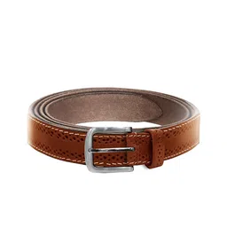 WildHorn Men Tan Textured Leather Belt-image-58