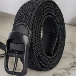 URBAN ALFAMI Men Textured Tang Closure Belt-image-21