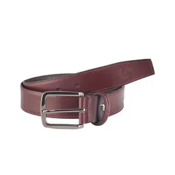 Red Chief Men Red Leather Solid Belt-image-43