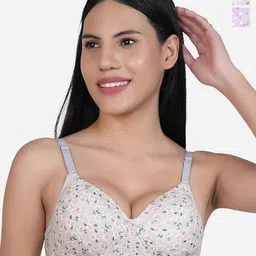 SHYAM SONS FLAIR Women Pack of 2 Floral Full Coverage Lightly Padded Bra-picture-10