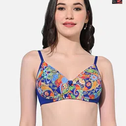 FIMS Pack of 2 Floral Full Coverage Lightly Padded Bra image 1