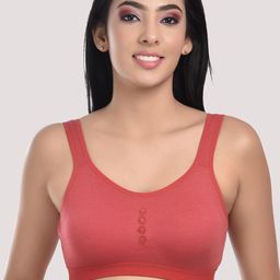 StyFun Red Non-Pdded & Non-Wired Seamless Bra-picture-55