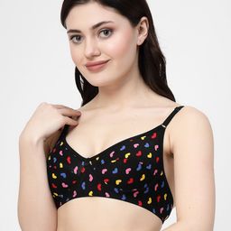 Docare Pack of 3 Printed Cotton Everyday Bra - Full Coverage image 2