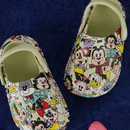 BAESD Kids Printed Croslite Clogs-15