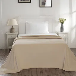 MASPAR Colorart Caroline Beige Single Bed Covers-image-3