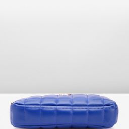 Lino Perros Geometric Textured Structured Shoulder Bag with Quilted Detail image 4