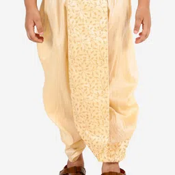 Vastramay Boys Beige Embroidered Ready-To-Wear Dhoti-picture-43