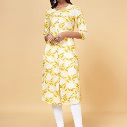 RANGMANCH BY PANTALOONS Floral Printed Straight Kurta-picture-34