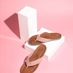 Inc 5 Women Peach-Coloured Flats-33