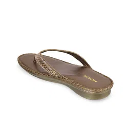 Mochi Women Gold-Toned Embellished Flats image 2